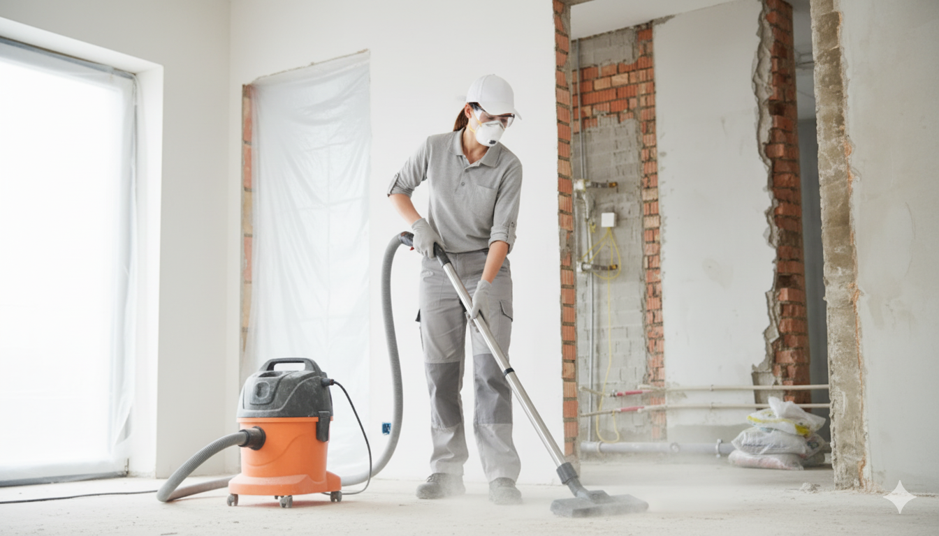 Post construction cleaning